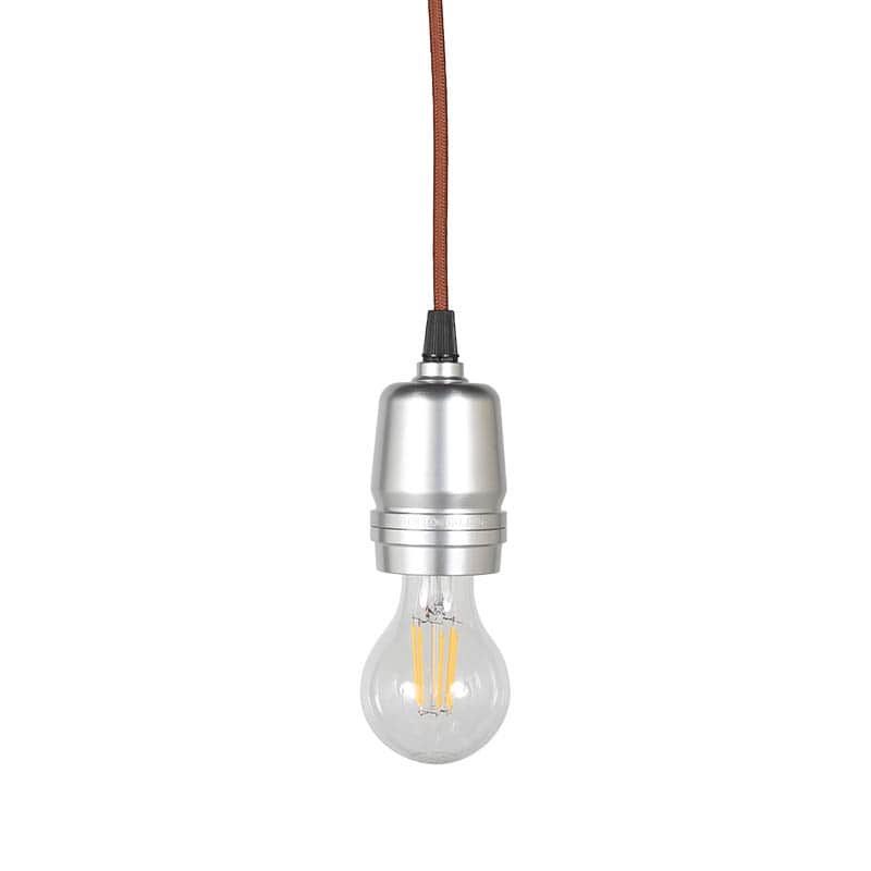 お買い得，100%新品 ALUMINUM SOCKET CORD BROWNnアルミニウム ソケット コード ペンダントライト