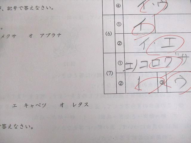 浜学園 小6 理科 生物カードテスト ファイナル 第1〜5回 2019 004s2D 浜学園 小6 理科 生物カードテスト ファイナル 第1～5回 2019