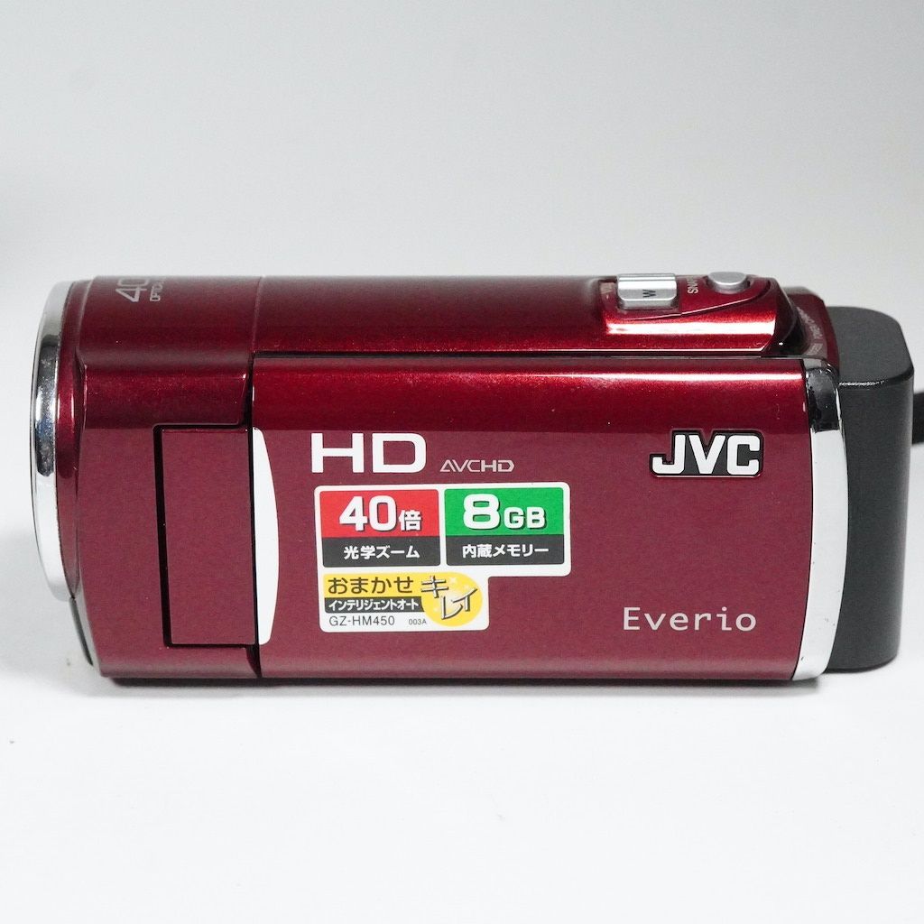 JVC Victor Everio GZ-HM460-R レッド 動作OK 返金保証 /2149 - メルカリ