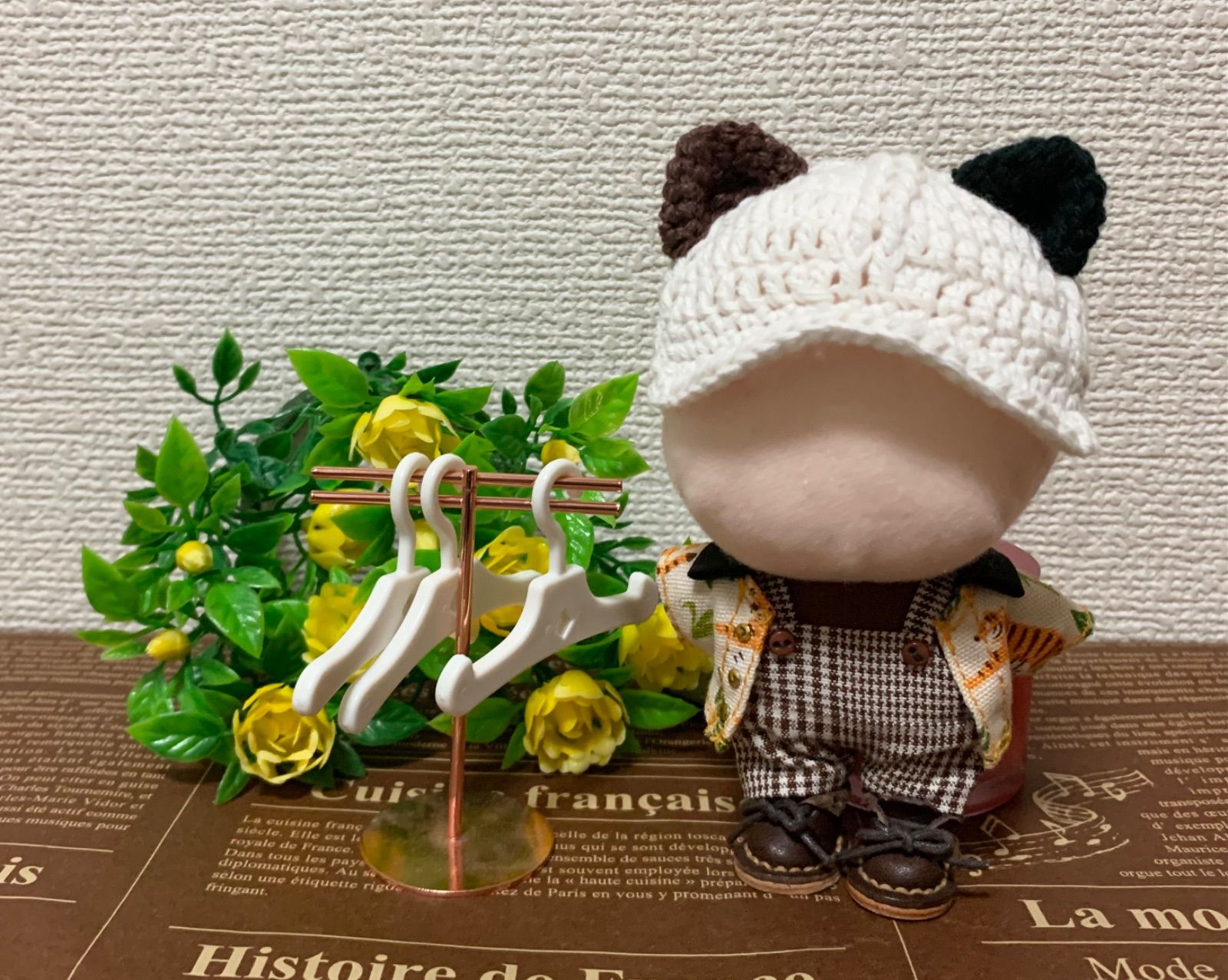 ぬいぐるみ ぬい服 10cm ハンドメイド ネコ耳 ニット帽 NCT - ぬいぐるみ