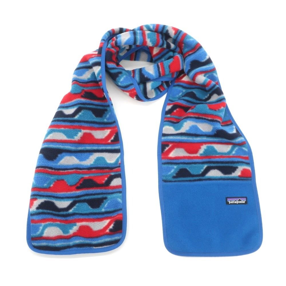 Patagonia フリースマフラー レッド 約70cm x 200cm Patagonia
