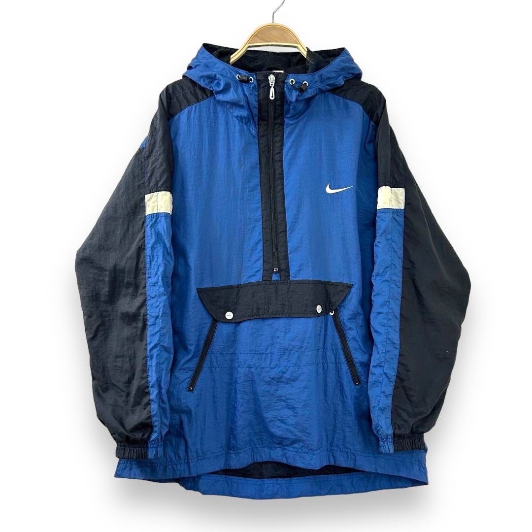 90s 90年代 銀タグ 旧タグ ナイキ NIKE ハーフジップ ナイロン 