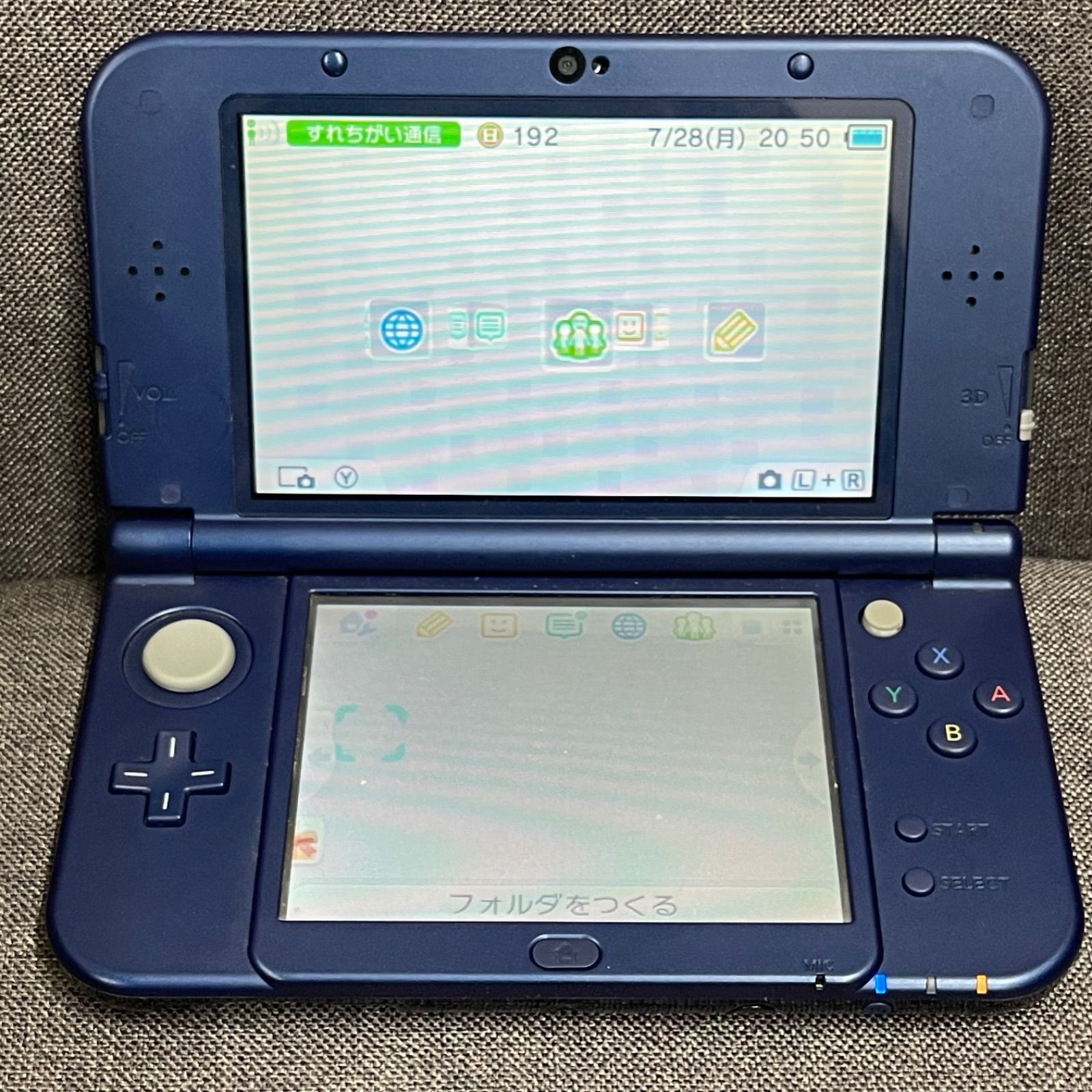 NPA】New Nintendo 3DS LL RED-001 ネイビー ブルー 紺 青 NPA】New Nintendo 3DS LL RED-001 ネイビー ブルー 紺 青