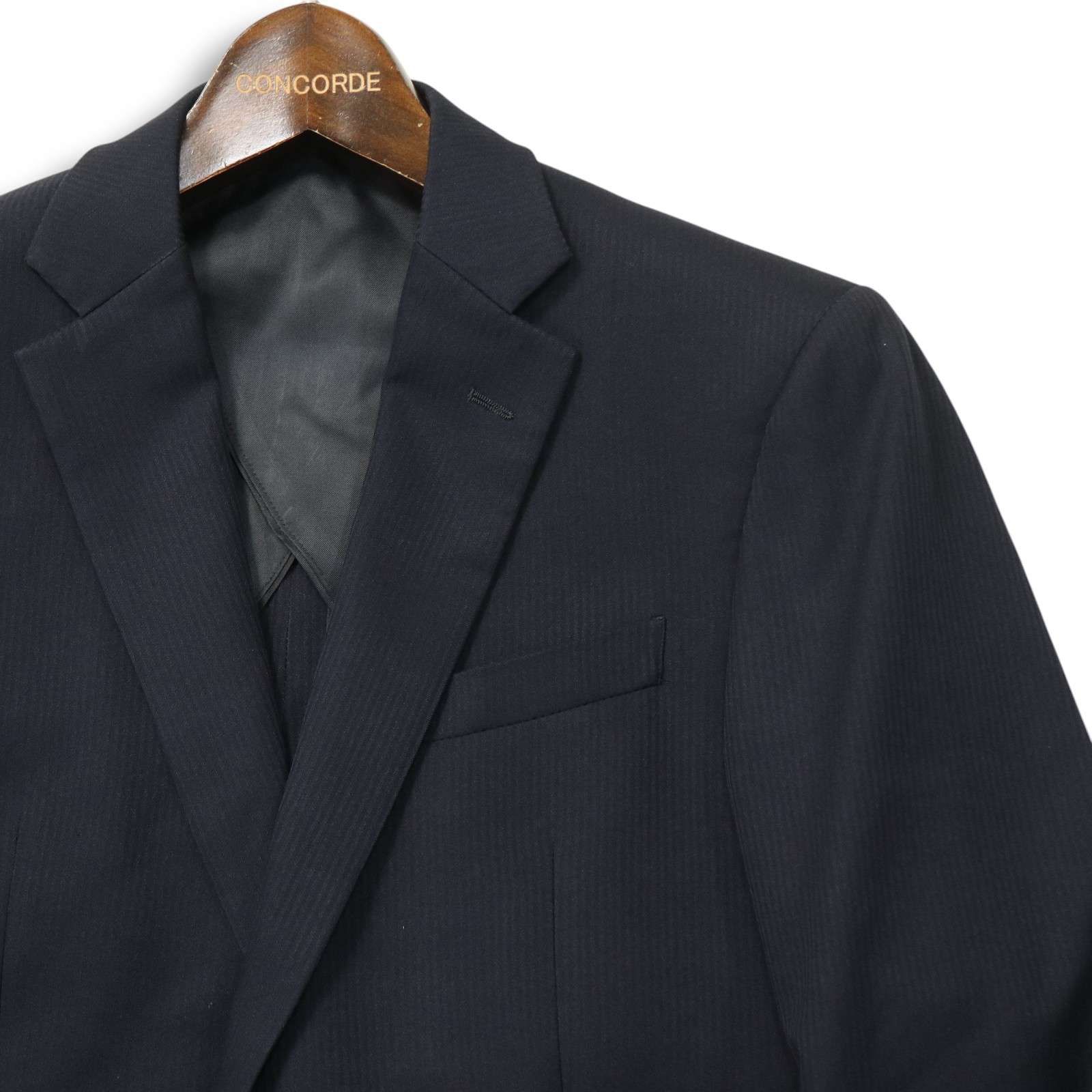 SUIT SELECT スーツセレクト 通年 背抜き☆ シャドーストライプ スーツ