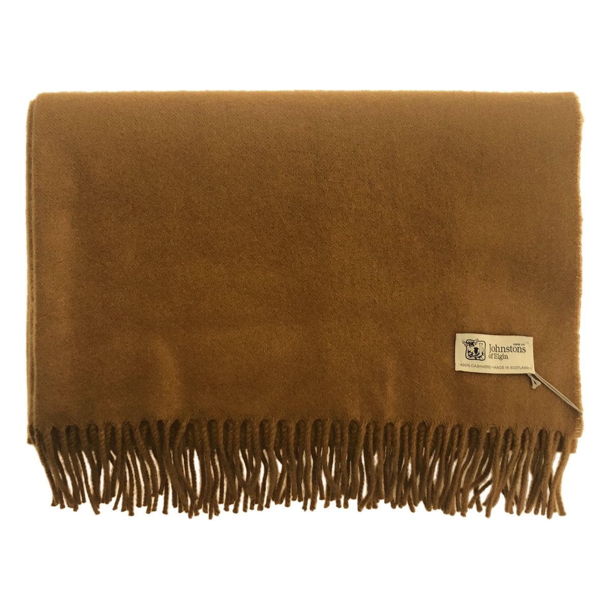 JOSHUA ELLIS ジョシュアエリス カシミヤ 大判 マフラー ブラウン レディース