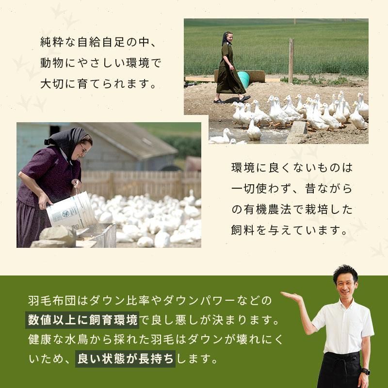 3層式キルト羽毛布団 シングルロング