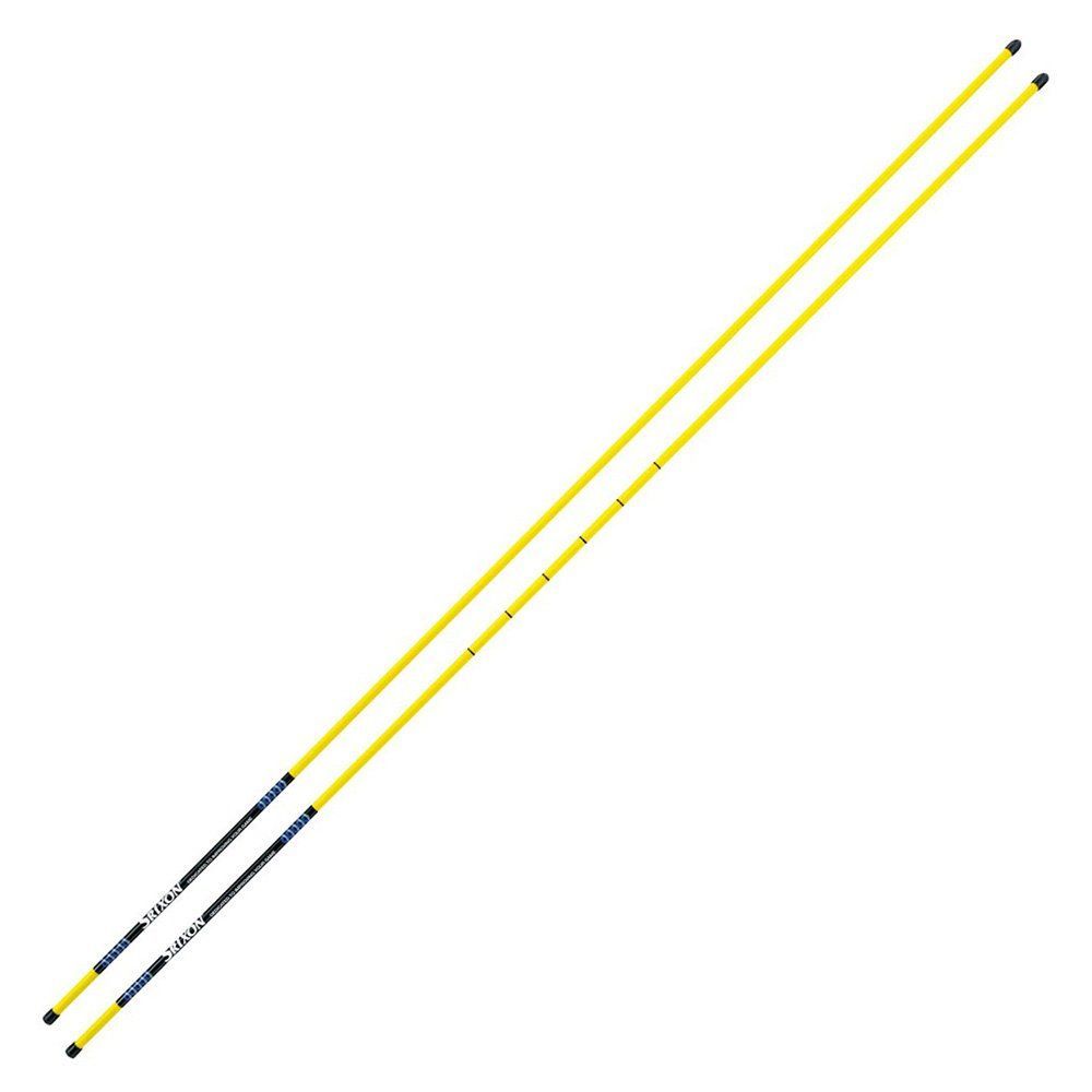 【数量限定】DUNLOP(ダンロップ) スイング練習機 SRIXON ゴルフコンパス GGF-25302 イエロー 本体:1150mm/直角パーツ:直径26m