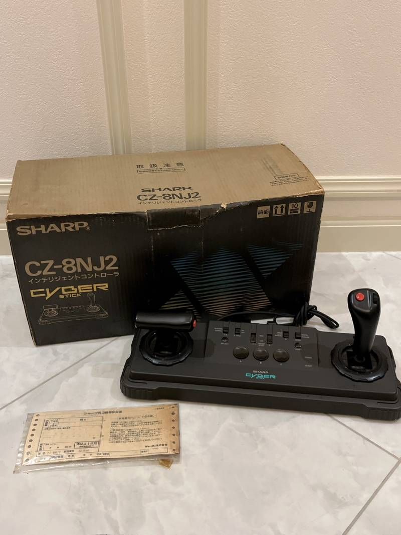 SHARP インテリジェントコントローラ サイバースティック CZ-8NJ2 X68000 現状品