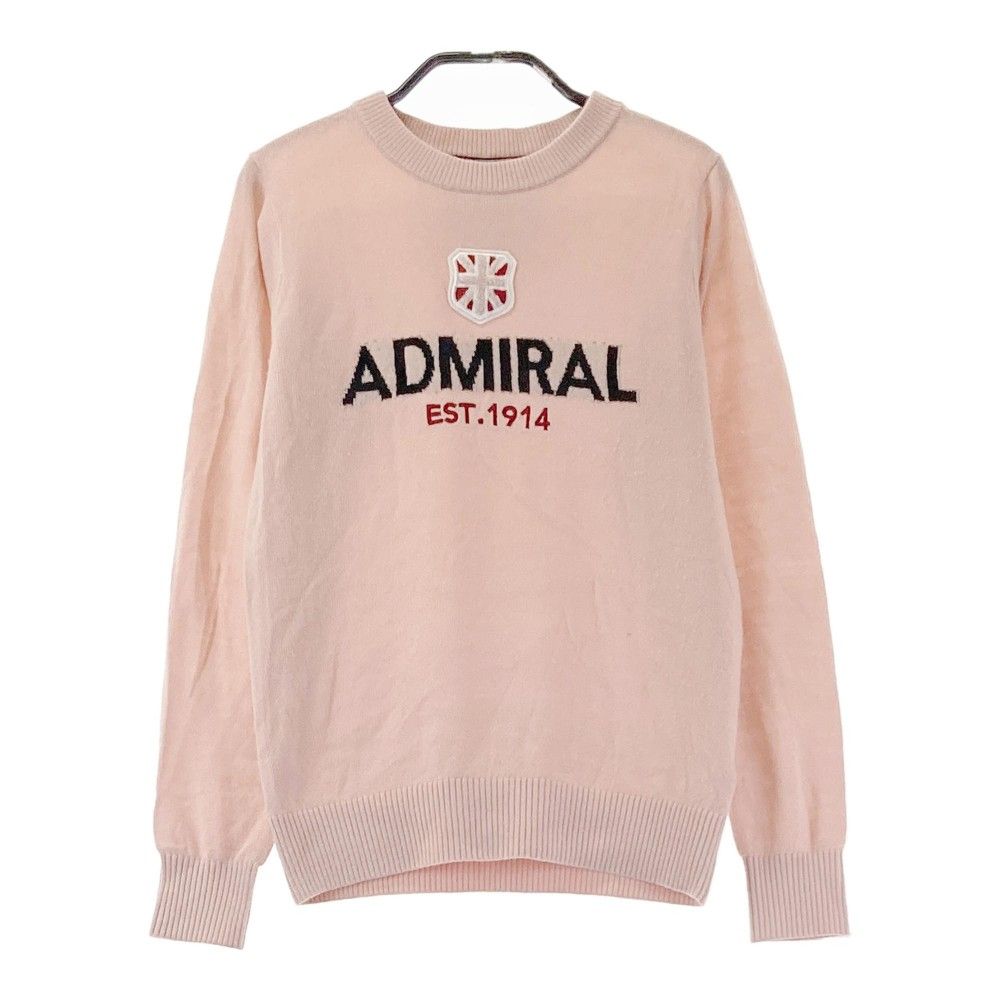 サイズ：S ADMIRAL アドミラル ウール混 ニットセーター ピンク