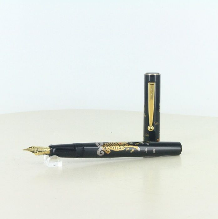 PILOT パイロット 蒔絵 万年筆 ペン先18K パイロットビンテージ蒔絵18