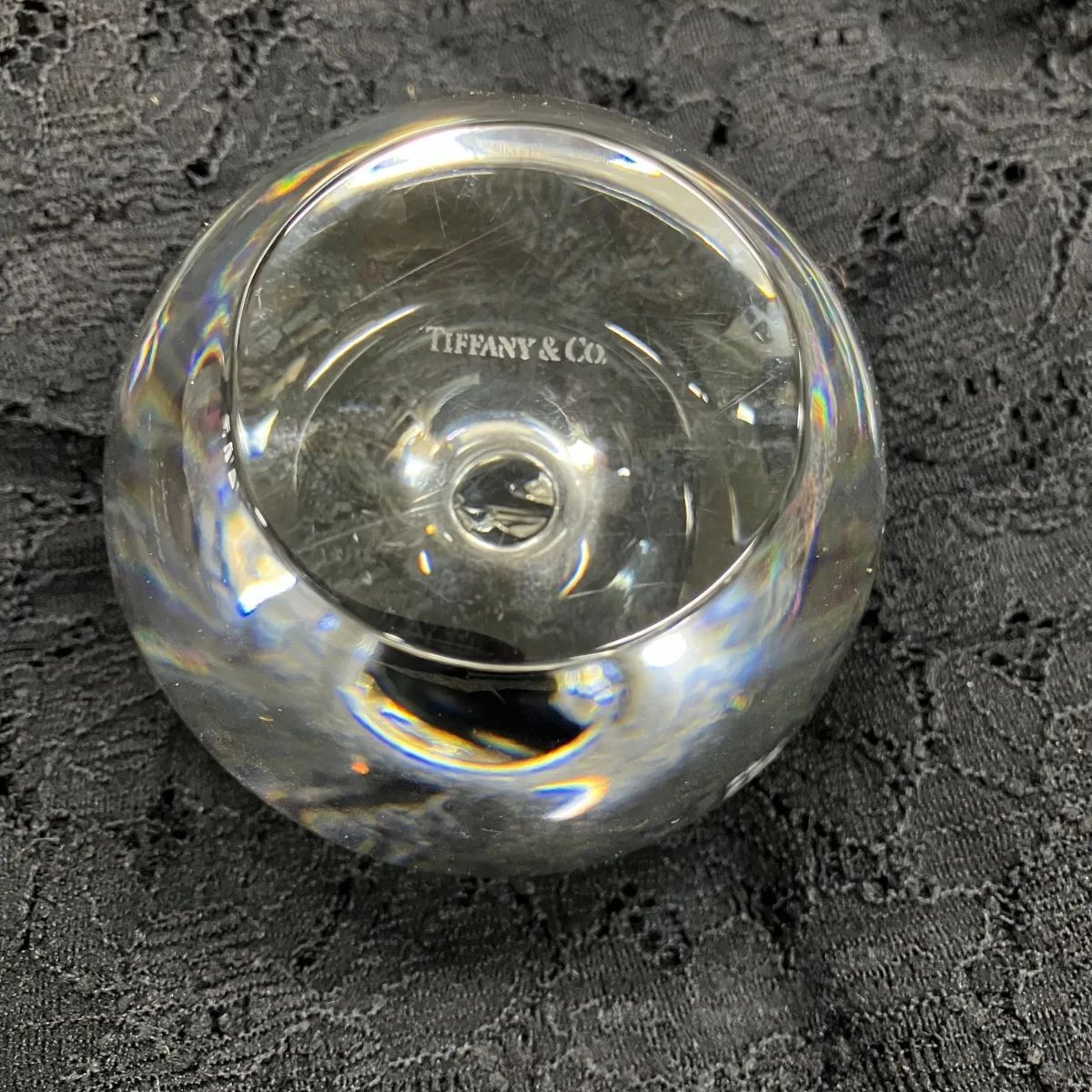 げ Tiffany クリスタル アップル ペーパーウェイト SKLAD-KIRPICHA_RU