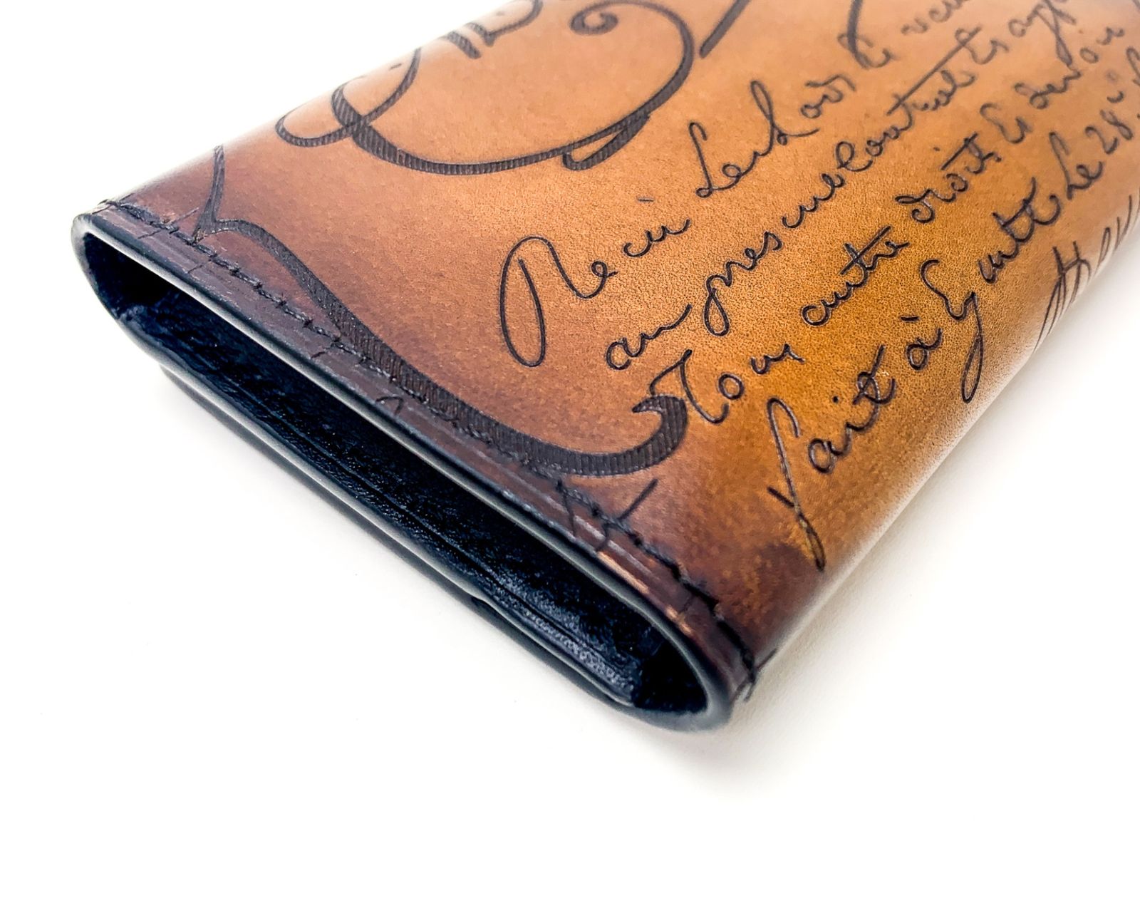 Berluti ブラウン レザー カードケース 名刺入れ ベルルッティ Berluti