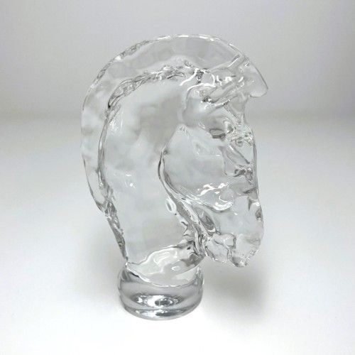 SAINT LOUIS サンルイ シュバル チェス駒 置物 クリスタルガラス