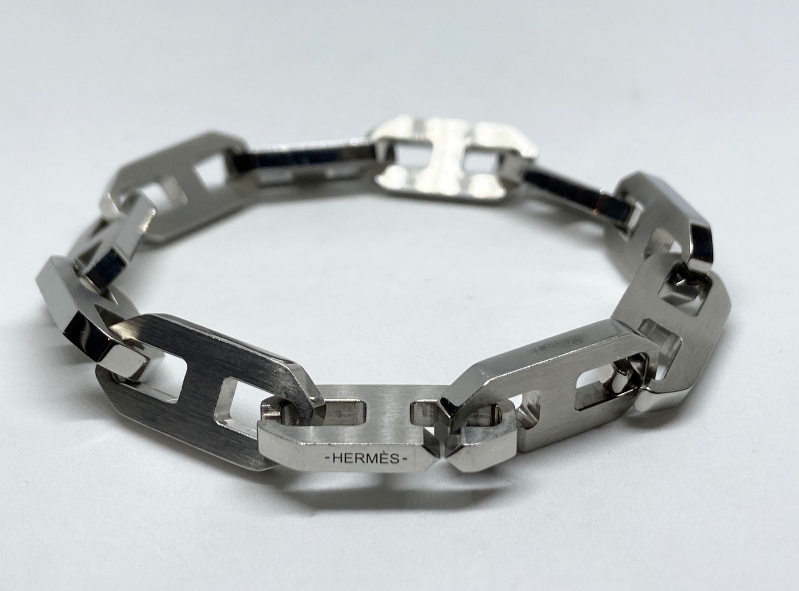 HERMES｜エルメス Maillon H link bracelet マイヨンブレスレット T4