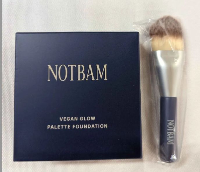 NOTBAM ヴィーガンファンデーション 　ブラシ付 新品未使用】NOTBAM ヴィーガン ファンデーション ブラシ付