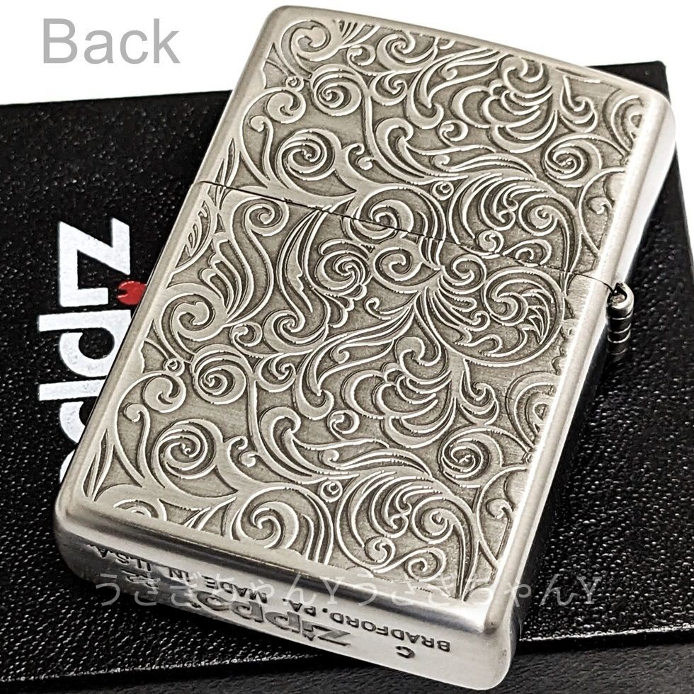 zippo☆本七宝ヴィンテージメタル☆両面彫り☆クロダイ☆ジッポ