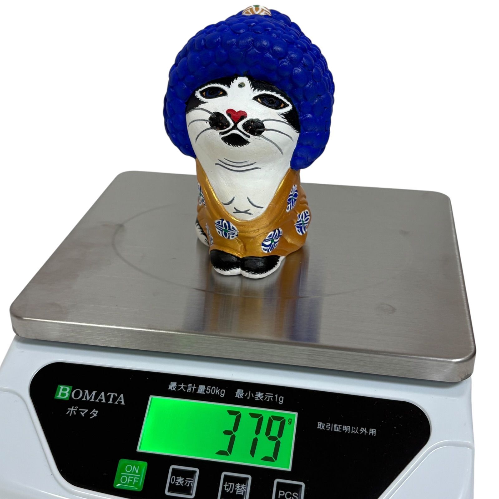 希少品】エサシトモコ コネコッチ 五劫阿弥陀猫如来 陶土 仏ニャン