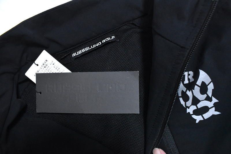 新品 ラッセルノ ゴルフ コーデュラ リップ ベスト ブラック XL