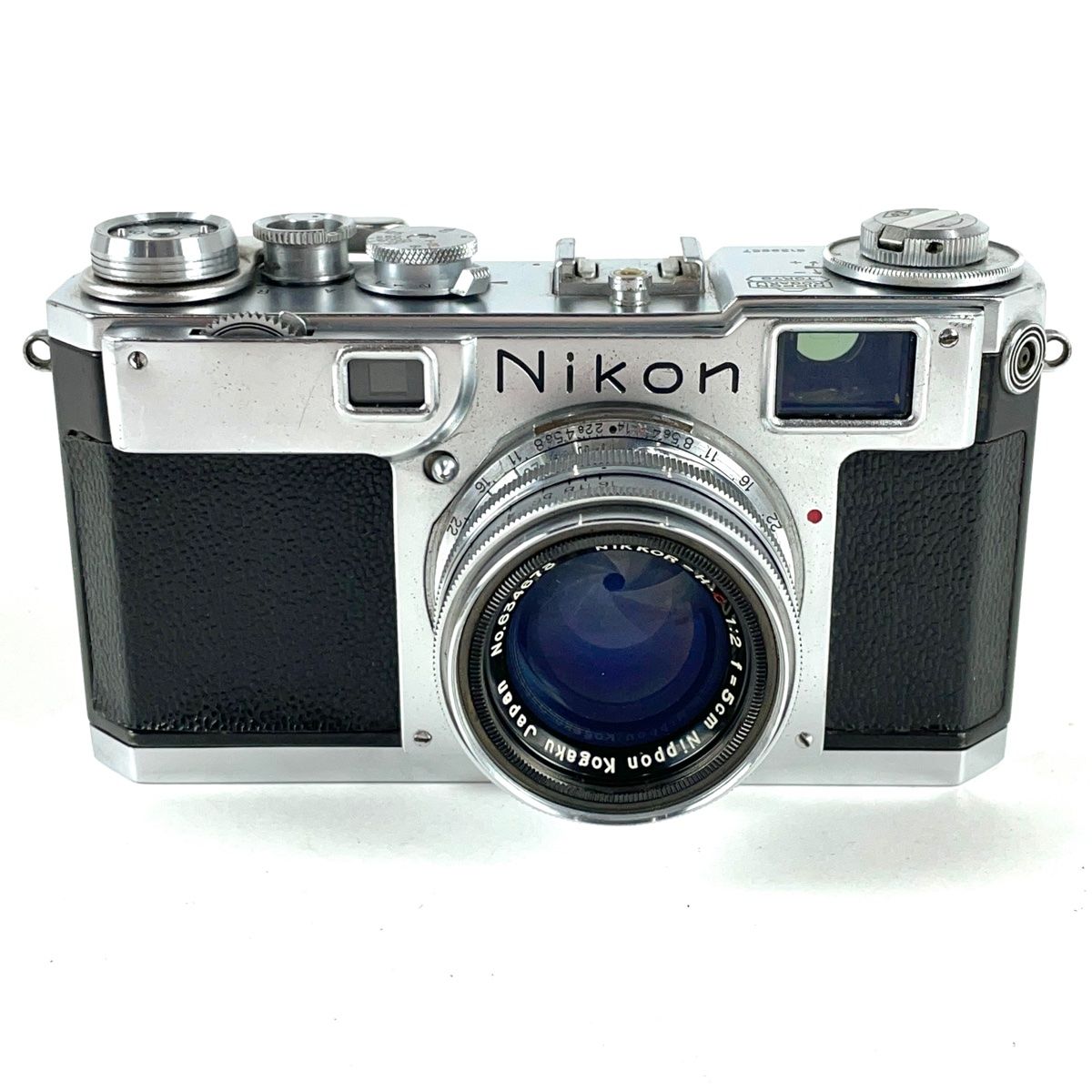 ニコン Nikon S2 + NIKKOR H.C 5cm F2 E.Pマーク付 フィルム レンジ 