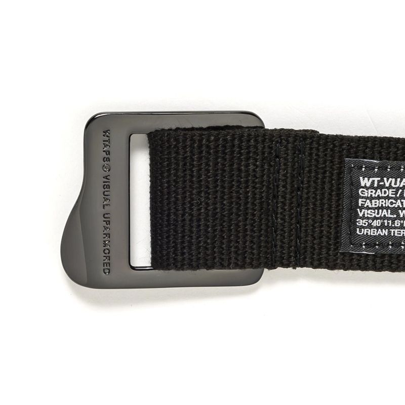 25ss WTAPS WEBBING BELT BLACK ベルト WTAPS ダブルタップス 25SS WEBBING/BELT/POLY 251MYDT-AC03