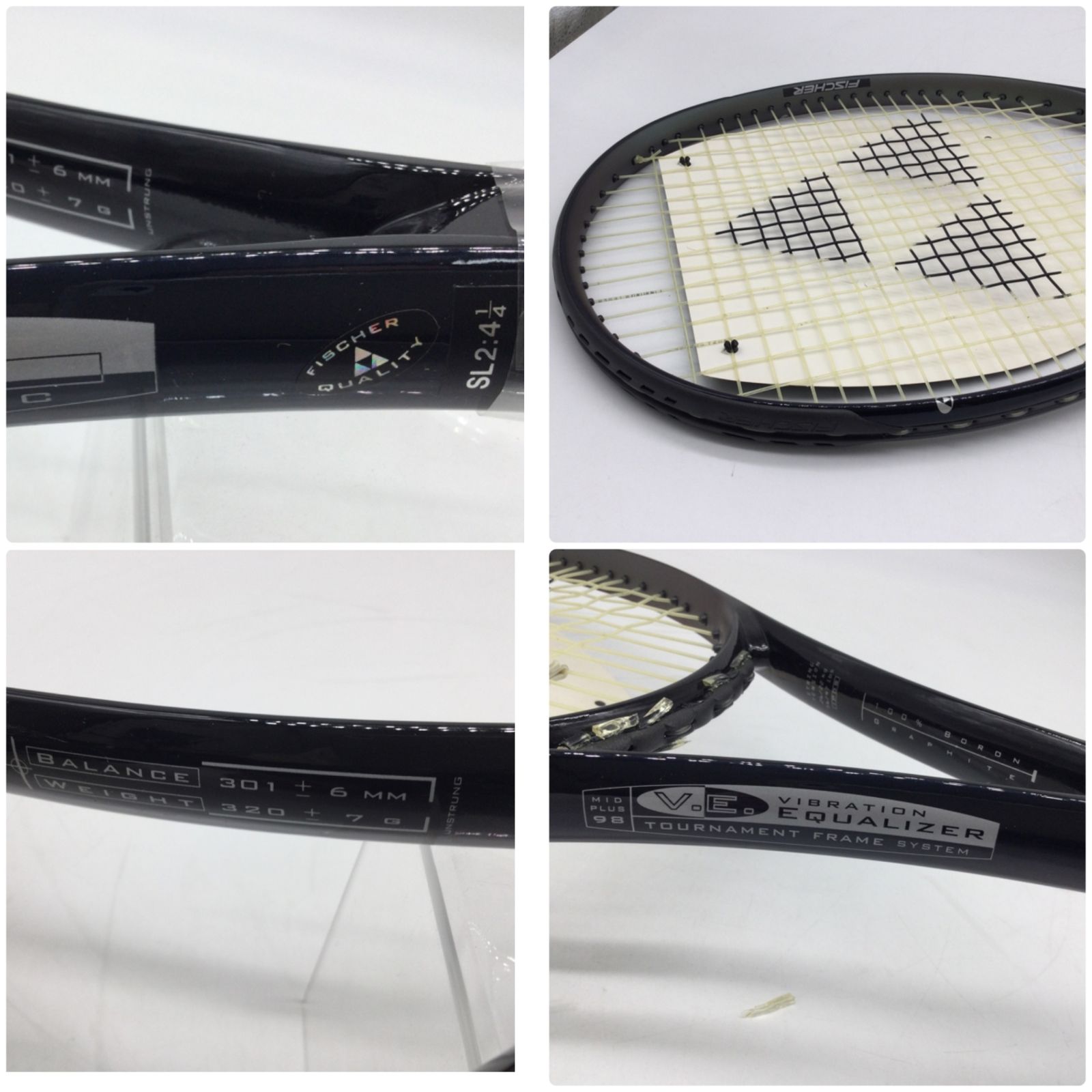 希少　フィッシャー　バキューム　エリプティック　硬式テニスラケット　2本セット 2025年最新】FISCHER ラケット(硬式用)の人気アイテム - メルカリ