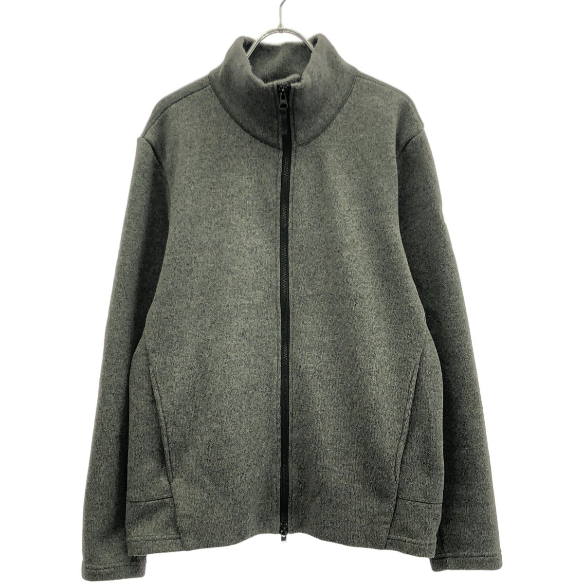 POUTNIK by Tilak ポートニック バイ ティラック POLARTEC MONK ZIP SWEATER ジップアップフリースジャケット グレー M