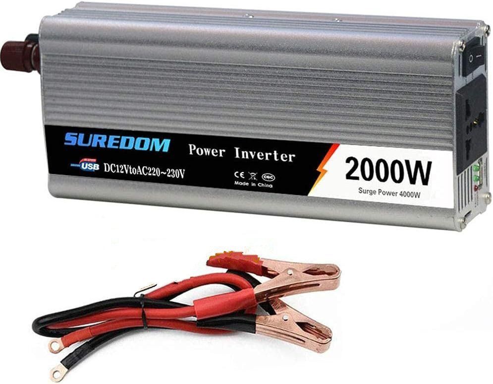 札幌 24V用 パワーインバーター YPM-2000 2000W 24-110V 50hz と書かれ 
