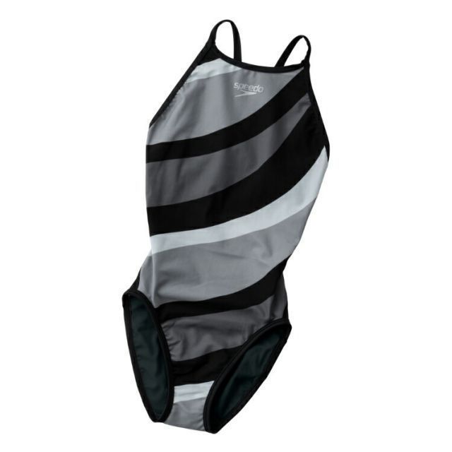 speedo スピード RAINBOW T-SUIT ブラック 140サイズ STG02304 K | スポーツ 運動 スポーツ用品 水着 スイムウェア キッズ ジュニア ガールズ ワンピース水着 トレーニング ジュニアスイマー 耐塩素性 4W