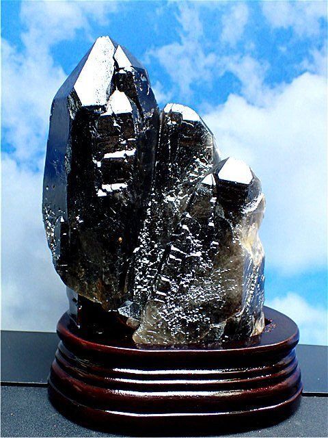AAA級【魔除け】◆天然モリオン(黒水晶）原石B82C3/127C11B AAA級【魔除け】◇天然モリオン(黒水晶）原石B82C3/127C11B AAA