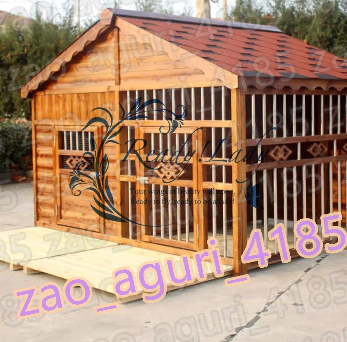 犬小屋 屋外用 大型犬 暖かい 犬小屋 屋外 犬 ハウス 犬小屋 屋外冬用犬小屋 中型犬および大型犬用 170*120*135CM