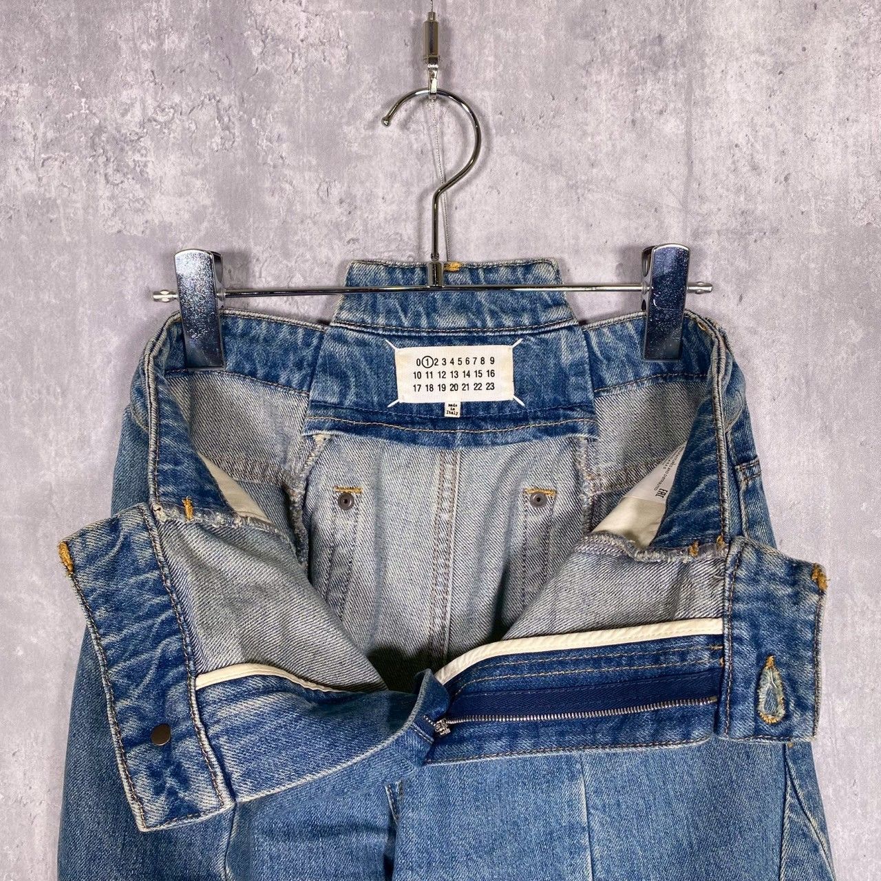 mm6ワイドデニムパンツ　サイズ38 MM6 MAISON MARGIELA｜WIDE DENIM｜BLUE｜2024秋冬｜正規 通販 S.CURVE