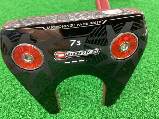 オデッセイ O WORKS RED 7S 34インチ パター PT スチール フレックスその他 メンズ 男性用 右利き 右用 Cランク ゴルフクラブ