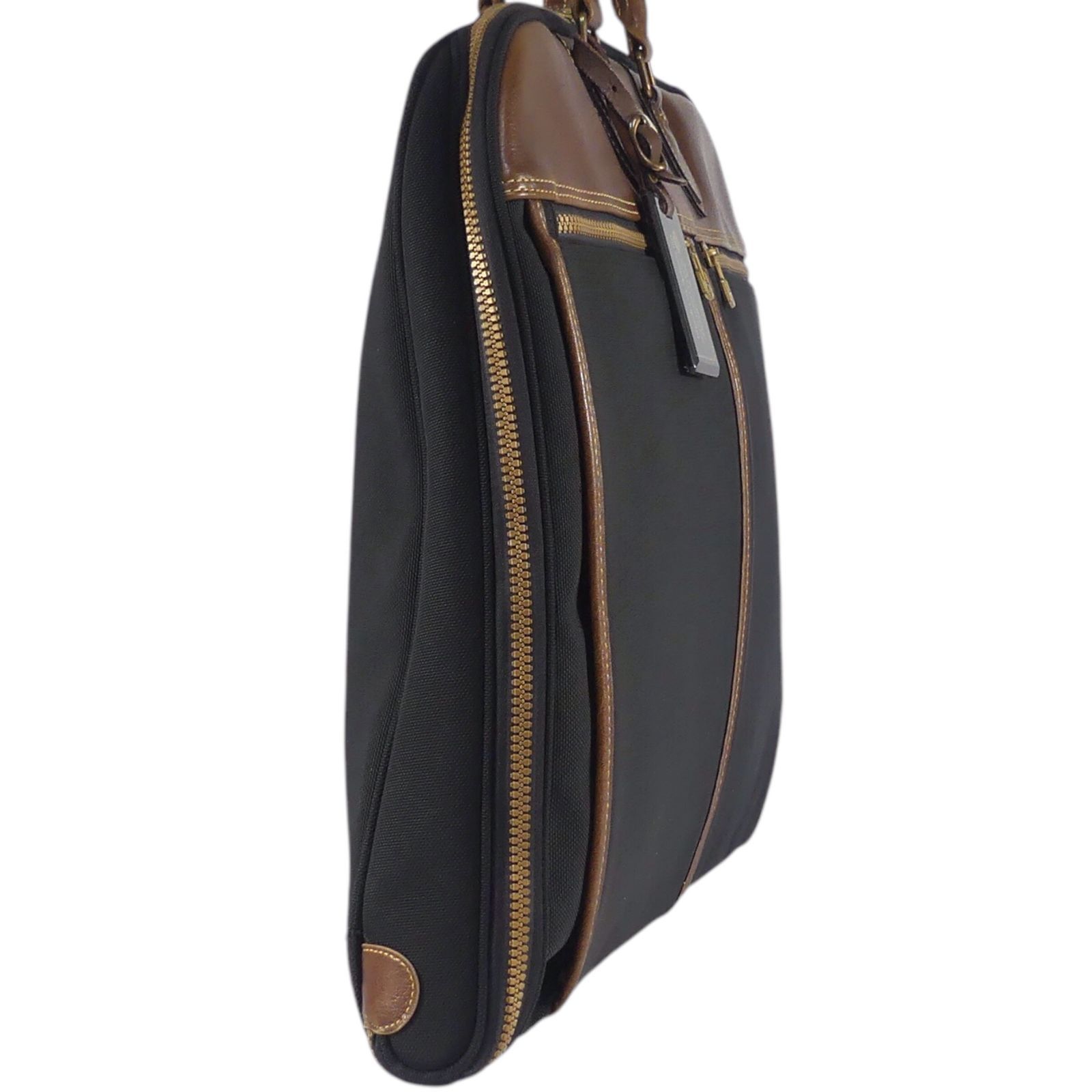 Samsonite サムソナイト ガーメントバッグ スーツ収納 黒×ブラウン 
