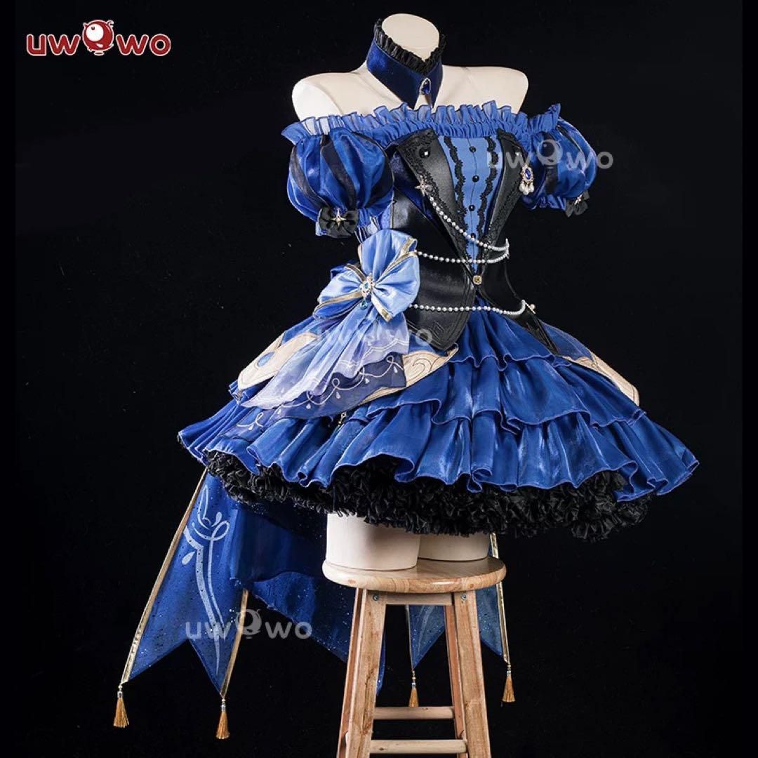 新品未使用 uwowo 原神 フカロス フリーナ ドレス コスプレ衣装
