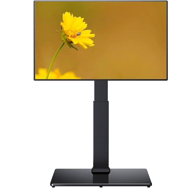 Perlegear テレビスタンド 壁寄せ ハイタイプ テレビ台 tvスタンド 32 75インチ対応 VESA 横200～600mm 縦100～400mm 耐荷重40kg 高さ調節 左右35°首振り 家用 学校 ビジネス 病院業務用 ブラック 0