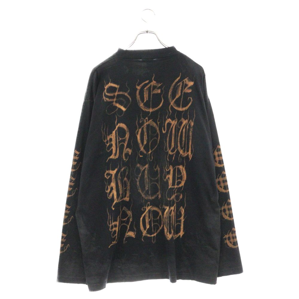 BALENCIAGA (バレンシアガ) 23SS Heavy Metal Logo L/S T-Shirt ヘビー 