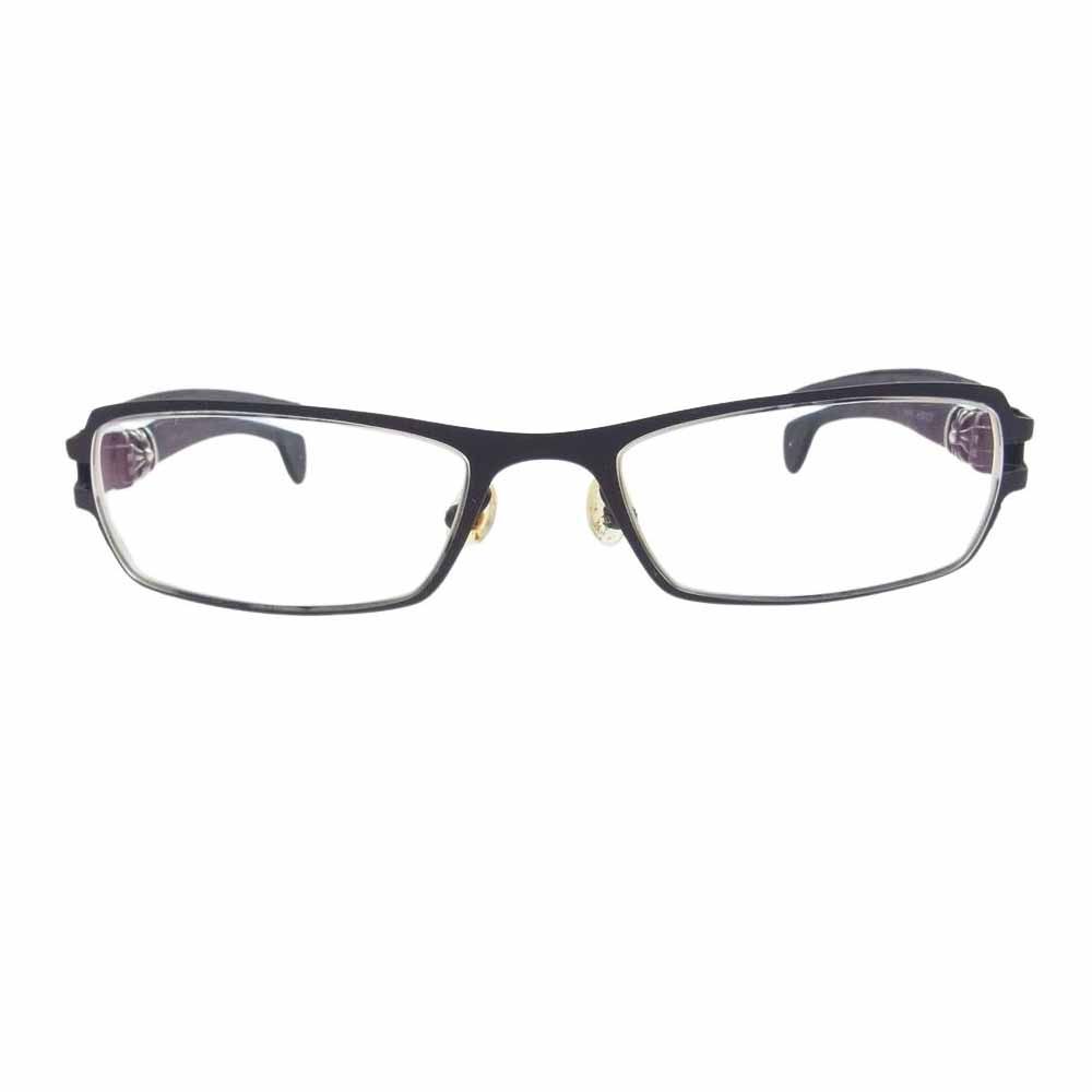 CHROME HEARTS クロムハーツ（原本無） メガネ 度入り M.DIVER II メガネ 眼鏡 アイウェア ブラック系【中古】