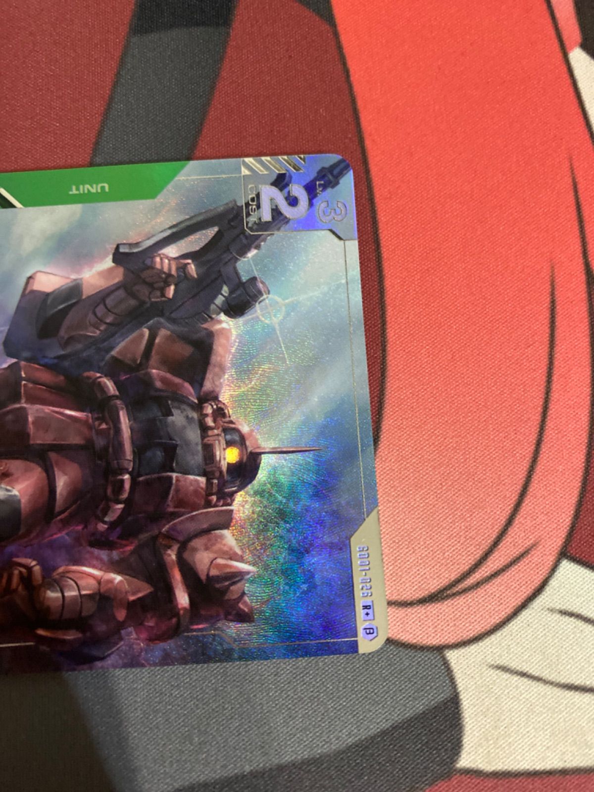 ガンダムカードゲーム ザクⅡ(シャア・アズナブル機) β版