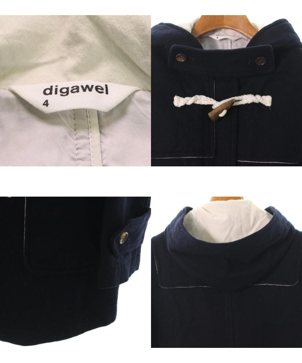 digawel 4 ダッフルコート メンズ 【古着】【中古】【送料無料