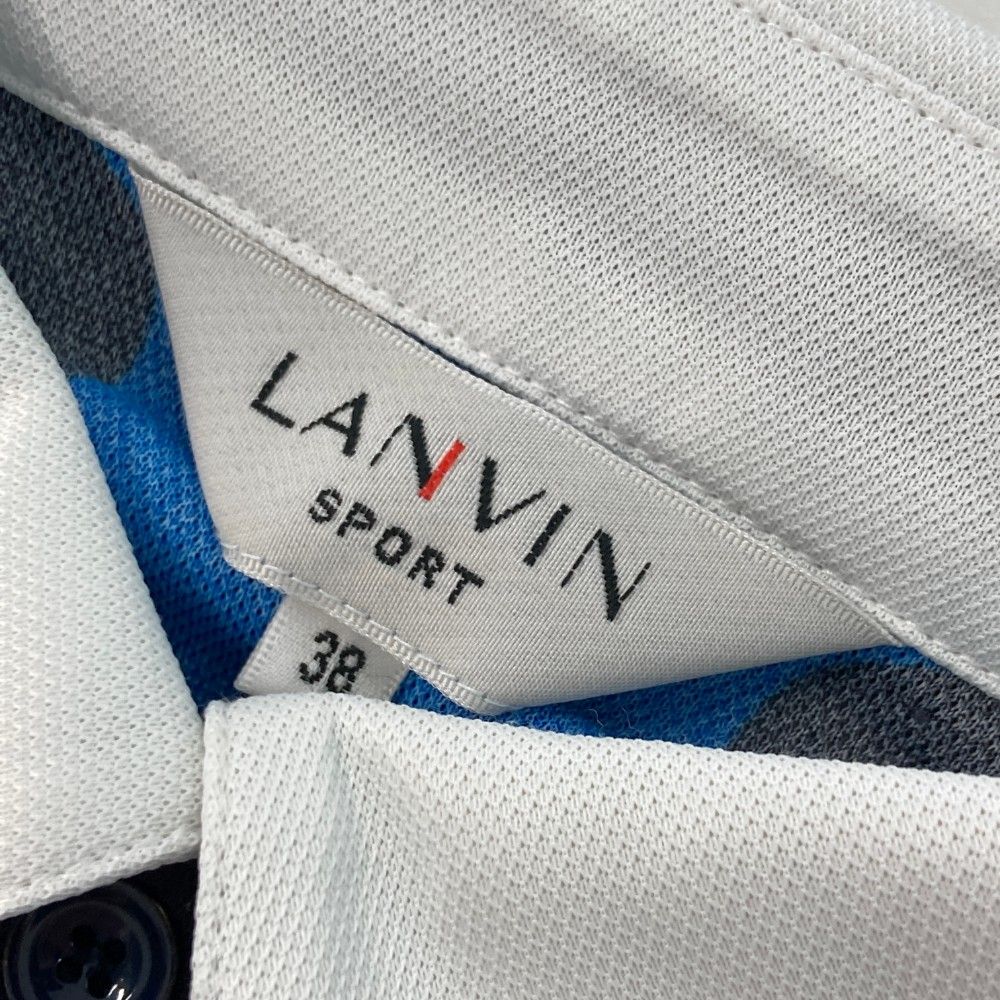 サイズ：38 LANVIN SPORT ランバン スポール 半袖ポロシャツ ドット柄