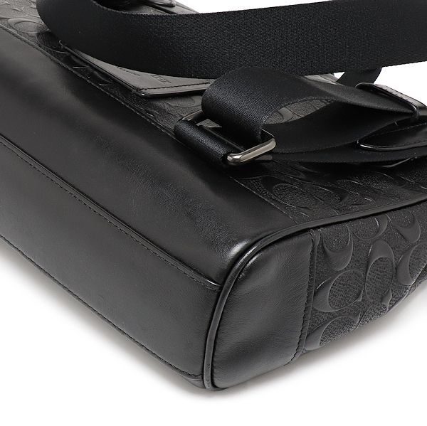 COACH コーチ ショルダー コーチ ショルダーバッグ F67355 レザー ブラック メンズ COACH - メルカリ
