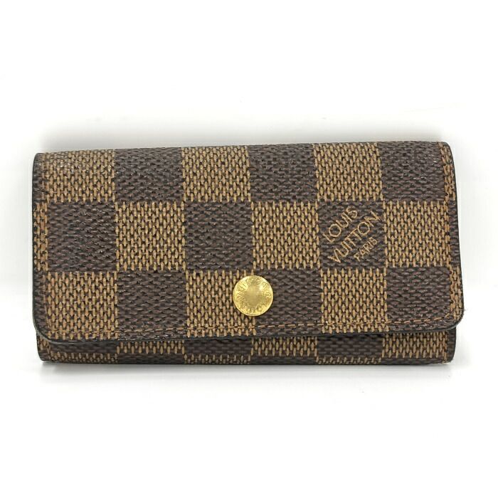 LOUIS VUITTON ミュルティクレ 4 4連 キーケース ダミエ エベヌ N62631