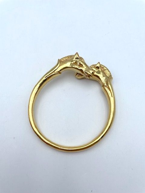 HERMES エルメス バングル 腕輪 ベージュ 馬モチーフ 1030 HERMES エルメス バングル 腕輪 ベージュ 馬モチーフ 1030