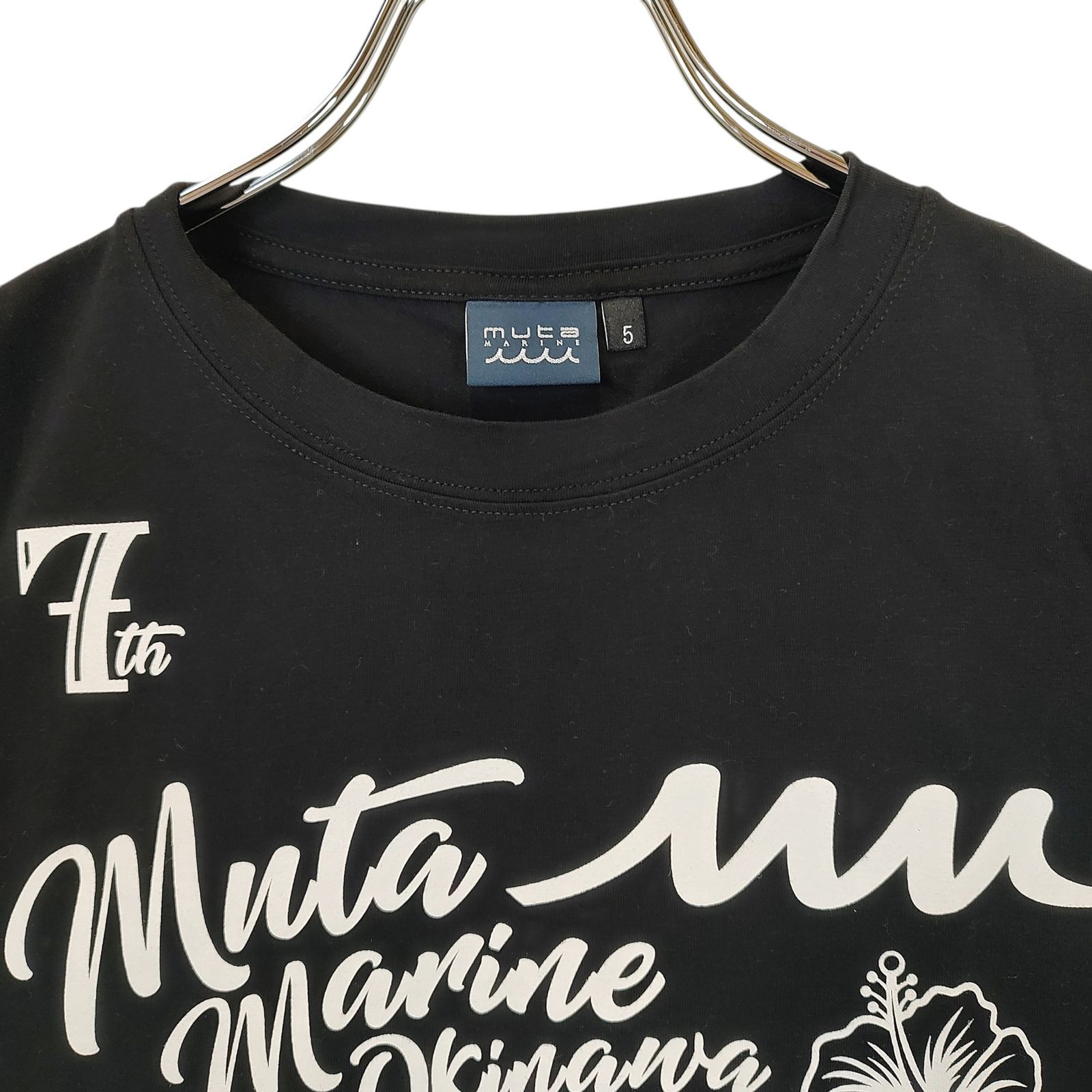 muta MARINE ムータ マリン 沖縄 ハイビスカス 半袖 クルー
