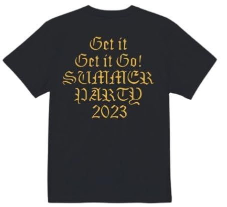 ELLEGARDEN (エルレガーデン) エルレ Get it Get it Go! SUMMER PARTY 2023 Tシャツ サンセットビーチ  黒 (M) [M] - メルカリ