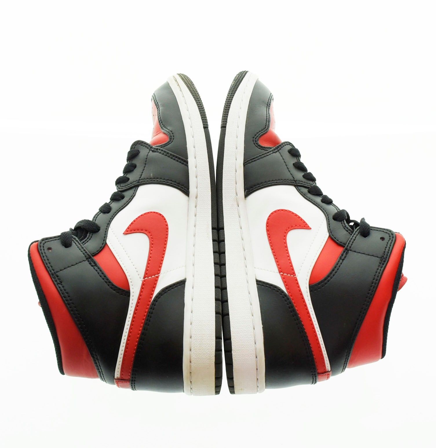ナイキ NIKE AIR JORDAN 1 MID Black Gym Red White ブラック ナイキ NIKE AIR JORDAN 1 MID Black Gym Red White ブラック