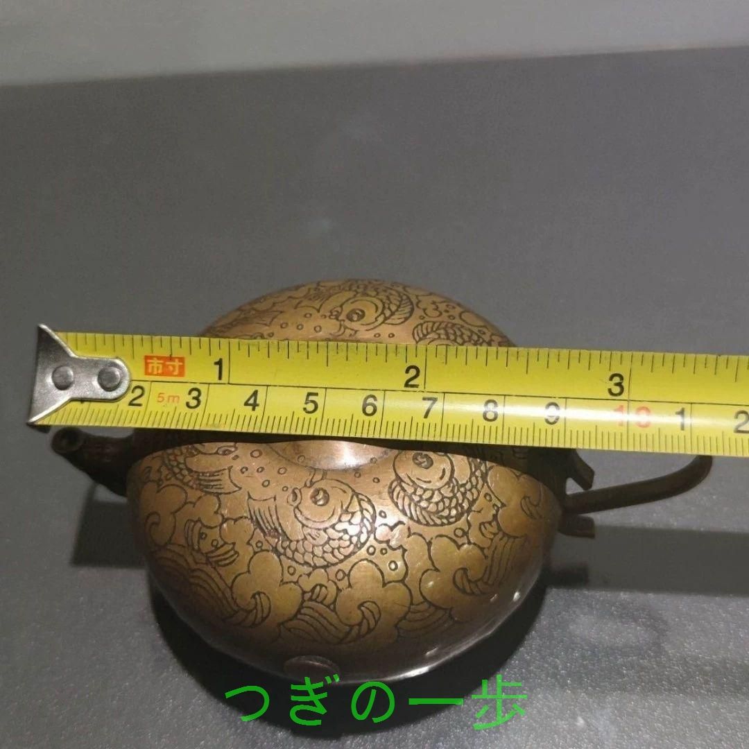 銅 細工 水滴壺 硯滴 文房用品 書道具 文房具 工芸品 置物 水滴 書道