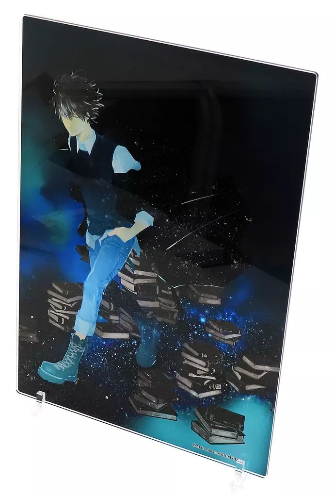 【中古】アクリルスタンド・アクリルパネル 鴨乃橋ロン 箔入りアクリルアート 「鴨乃橋ロンの禁断推理」 天野明展 The Charactersグッズ