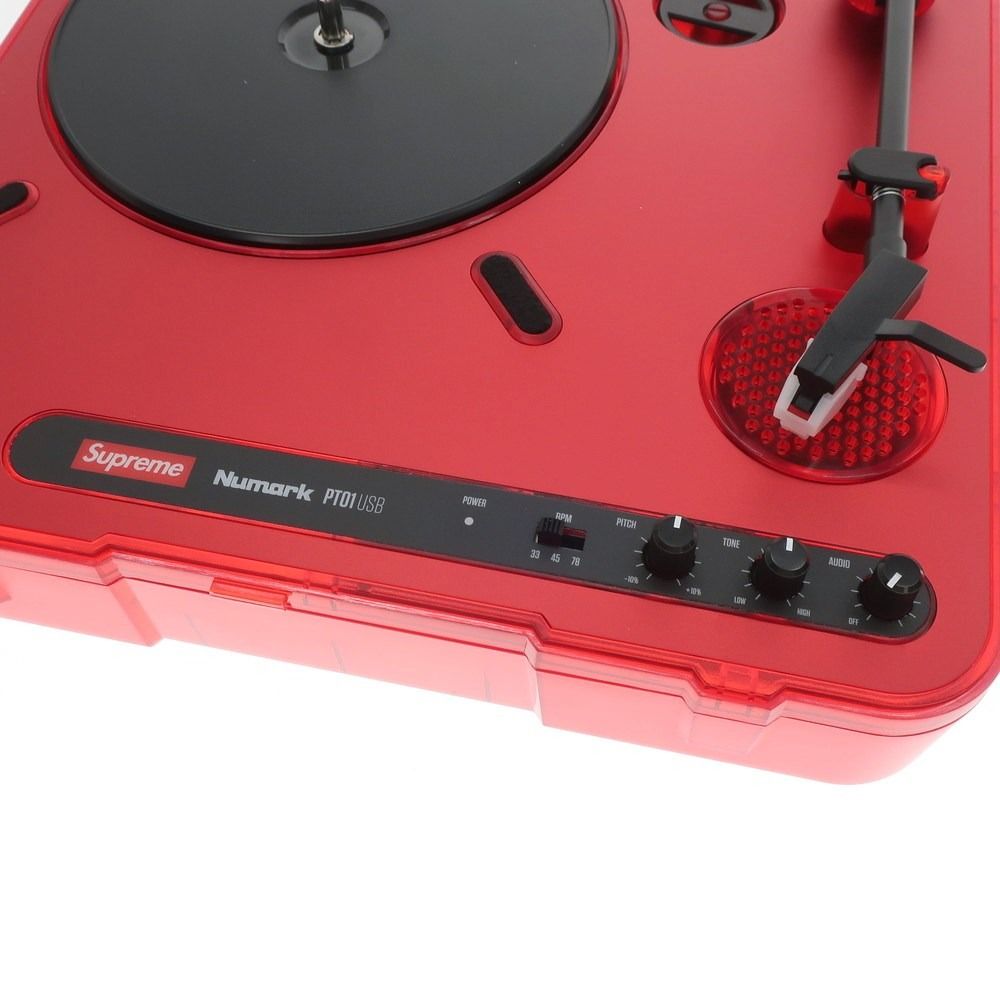 中古】【未使用】シュプリーム Supreme 2020年春夏 Numark PT01 Portable Turntable ターンテーブル  レコードプレーヤー レッド【メンズ】 - メルカリ