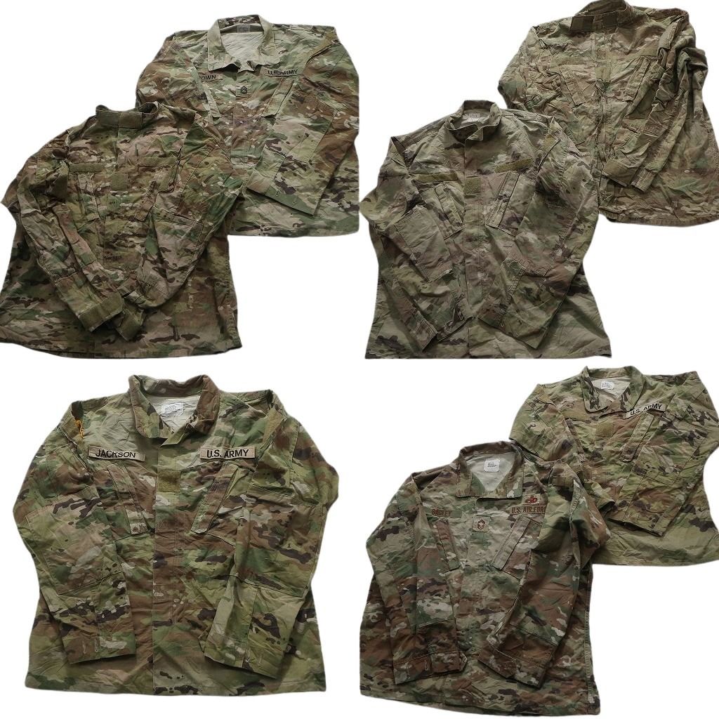 古着卸 米軍実物 コンバットジャケット ミリタリー 7枚セット メンズ XL |39 マルチカム US.ARMY 古着 NA8826